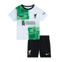 Fotballdrakt Barn Liverpool Bortedraktsett 2023-24 Kortermet (+ Korte bukser)